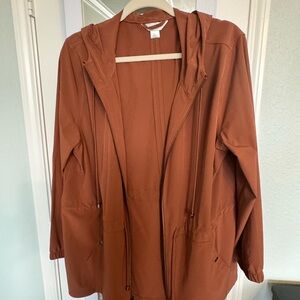 COPY - Christopher and Banks wind jacket with hood